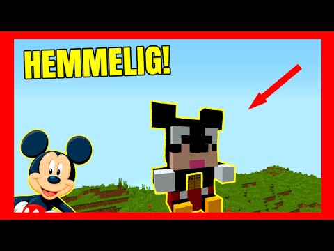 😲MICKEY MOUSE HEMMELIGE BASE!!😲 - Dansk Minecraft
