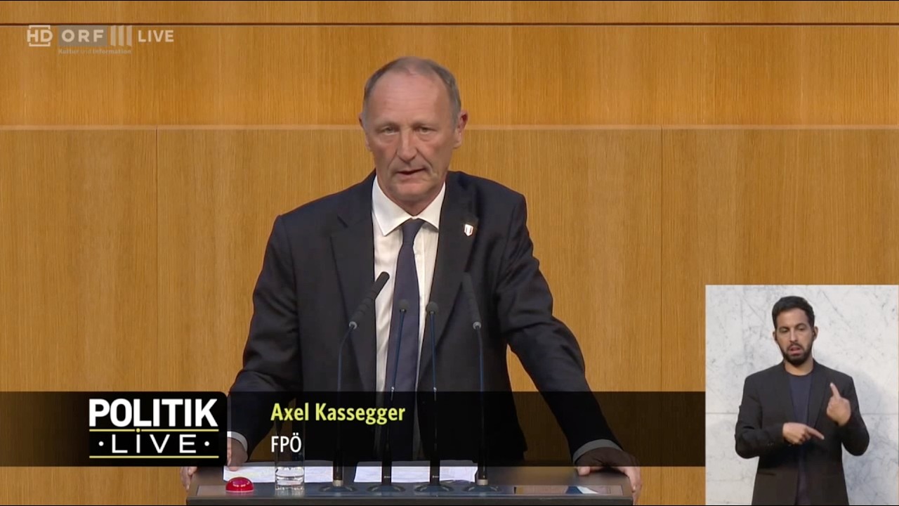 Axel Kassegger - Äußeres - Budget 2027-2028 - 8.7.2026