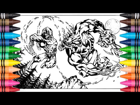 WOLVERINE V VENOM Coloring Page #367 - Unison - Aperture [NCS Release]