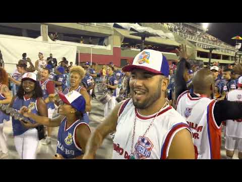 Bateria da União da Ilha no ensaio técnico 2022