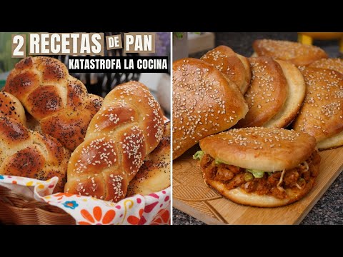2 recetas de pan con una sola masa
