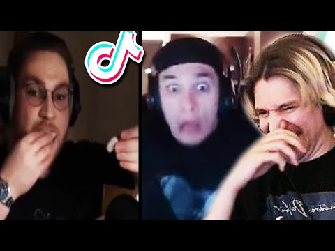 xQc CRIES LAUGHING at Tik Toks