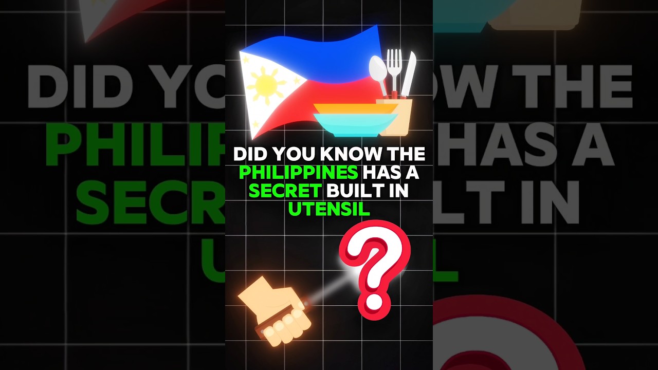 The Philippines has a Secret Built-in Utensil?!