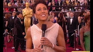 Oscars 2012 Red Carpet: Robin Roberts Dress