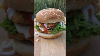 Download lagu TOFU FRIED BURGER #outdoorcooking #asmr #food mp3