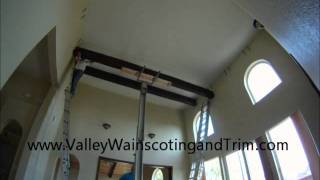 preview picture of video 'Ceiling Beam Installation.wmv'