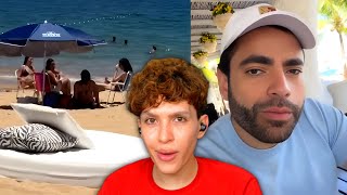 Coach humilhando POBRE NA PRAIA