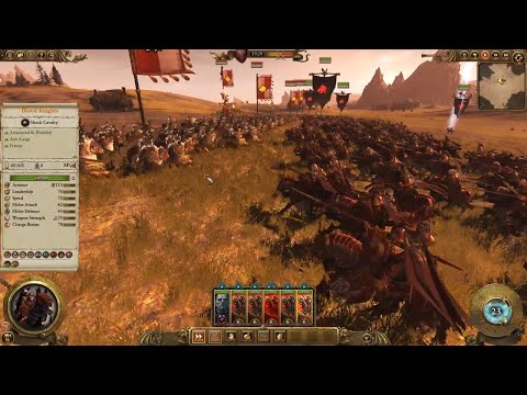 Total War  WARHAMMER II | Blood Knights Vs Demigryph Knights with Halberds