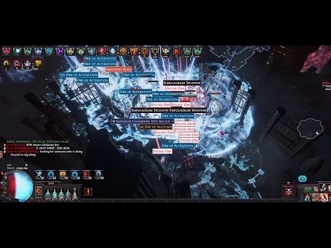 27 Div from 1 Map! Divine altar with Currency DUPE! POG