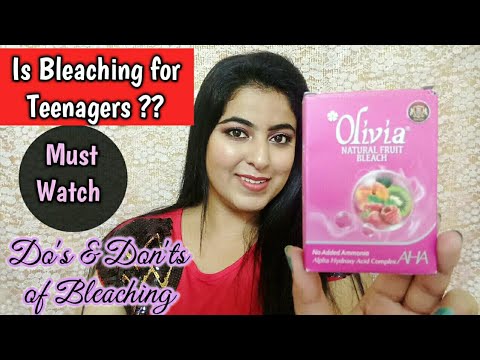 Olivia Fruit Bleach Review & Demo/ Bleach for Teenagers & Adults