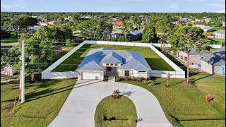 1/2 Acre Custom Home in Port St Lucie Florida - No HOA South Florida Modern New Construction