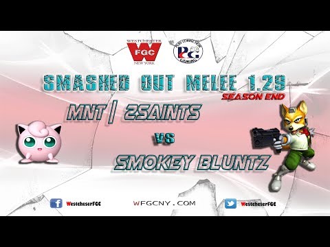 Smashed Out Melee V1.29 - Smokey Bluntz Vs. MnT | 2Saint - Losers Quarter Finals