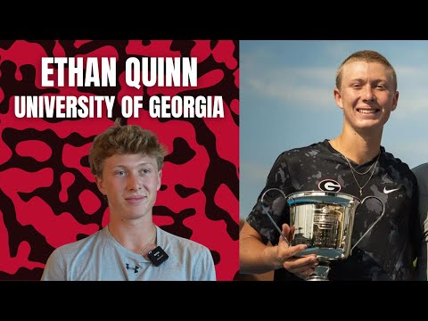 Kalamazoo Champion, ITF Champion, ITA College Champion - Ethan Quinn Georgia Men's Tennis Interview