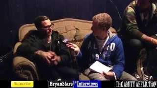 The Amity Affliction Interview Blessthefall Tour 2014