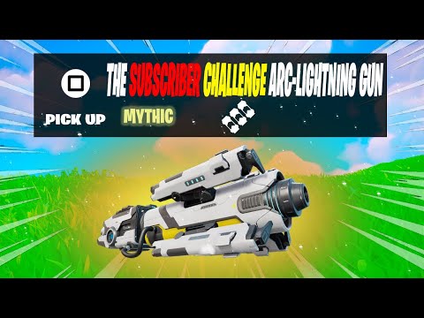 Arc-Lightning Gun Only Challenge in Fortnite (Subscriber Challenge)