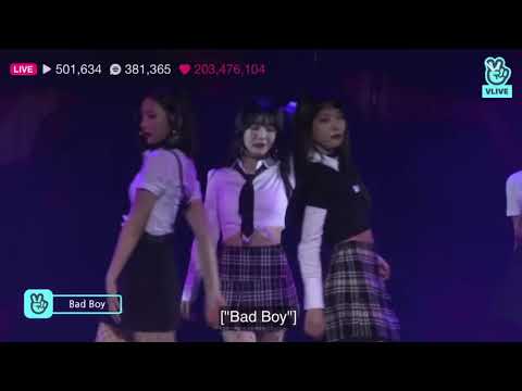 Red Velvet "Bad Boy" Live Performance @The Perfect Red Velvet