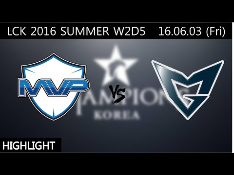 Samsung vs MVP  Game 1 Highlight S6 LCK Summer 2016 Week 2 Day 5 Samsung vs MVP  Game 1 Highlight