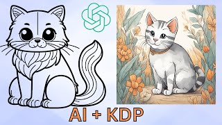 How to Create Kids Coloring Book with AI and Canva