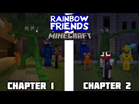 Rainbow Friends Chapter 1-2 [Map Minecraft Bedrock-Edition] {Full Version}