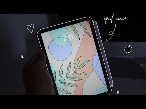 ipad mini 6 unboxing + set up!