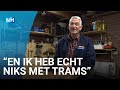 Kees bouwt in eigen schuur volledige interieur na van Blauwe Tram
