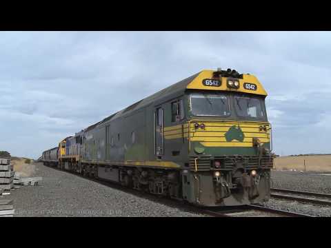 Broad Gauge Grain Train In Victoria - PoathTV Australian Railways 2018