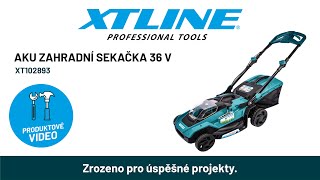XTLINE Aku zahradní set - sekačka, strunová sekačka, nůžky, pila XT102990