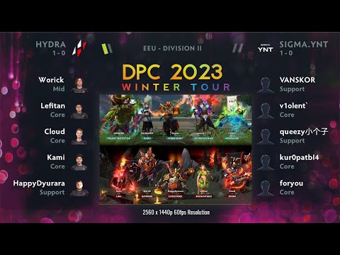 HYDRA vs Sigma.YNT (game2) | DPC EEU 2023 Winter season