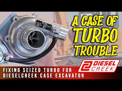 Rescuing a Case CX80 Excavator: Diagnosing Seized Turbocharger for @DieselCreek (P/N 47489786)