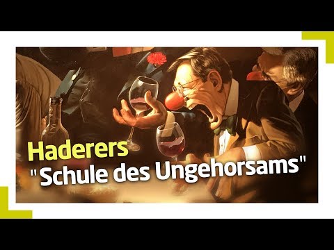 Gerhard Haderer eröffnet Schule des Ungehorsams