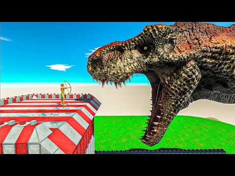 Archer One Shot Kill Giant Units - Animal Revolt Battle Simulator