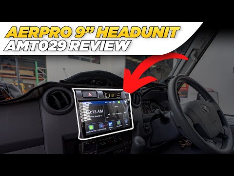 Aerpro AMTO29 9" Multimedia receiver Head Unit Review
