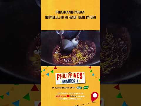Ipinamanang paraan ng pagluluto ng Pancit Batil Patung #shorts Philippines' Number 1