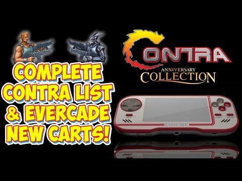 Evercade Announces New Cartridges & Konami Confirms Complete Contra Collection Games!