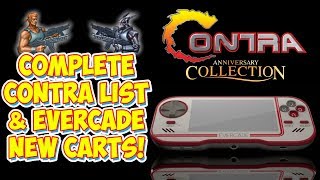 Evercade Announces New Cartridges & Konami Confirms Complete Contra Collection Games!