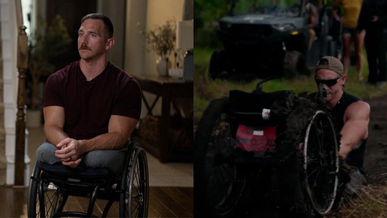 Marine veteran amputee recalls dragging wheelchair during ultramarathon: "My chair isn't me"