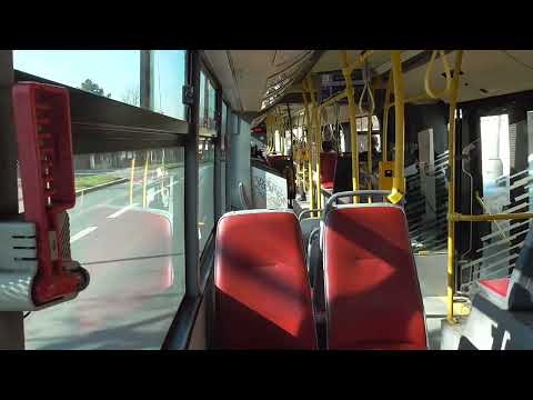 jízda autobusem SOR NB18 (DPP) ev.č.6914 na lince 150 (Cursor F2C + ZF 6AP)