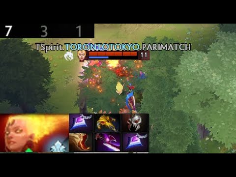 TORONTOTOKYO - Lina | Vici Gaming vs Team Spirit  (game 2) BO2 | The International 2021