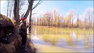 Ловля рыбы на дорожку весной в мутной воде
