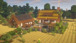Minecraft | How to build a Farmhouse - Tutorial