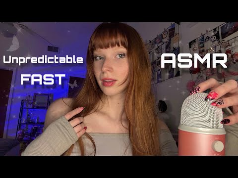 40+ Minutes of Chaotic Fast & Aggressive ASMR (Mouth Sounds, Mic Triggers, Unpredictable)