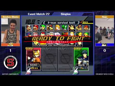 Event Match 22: Smokey (Fox) vs Nagy (Marth) - Winners Round 2