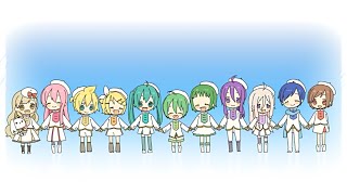 【ボカロ11人(11 Vocaloids)】みんなで!やったー!!(Minnade! Yattaaa!!)【ふわりP(FuwariP)】