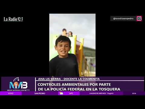 Controles ambientales en La Tosquera