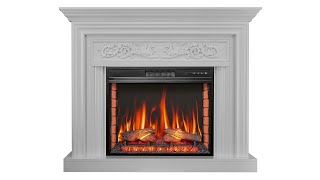 Камінокомплект ArtiFlame MONFERRATO AF28S білий б'янко (зі звуком)