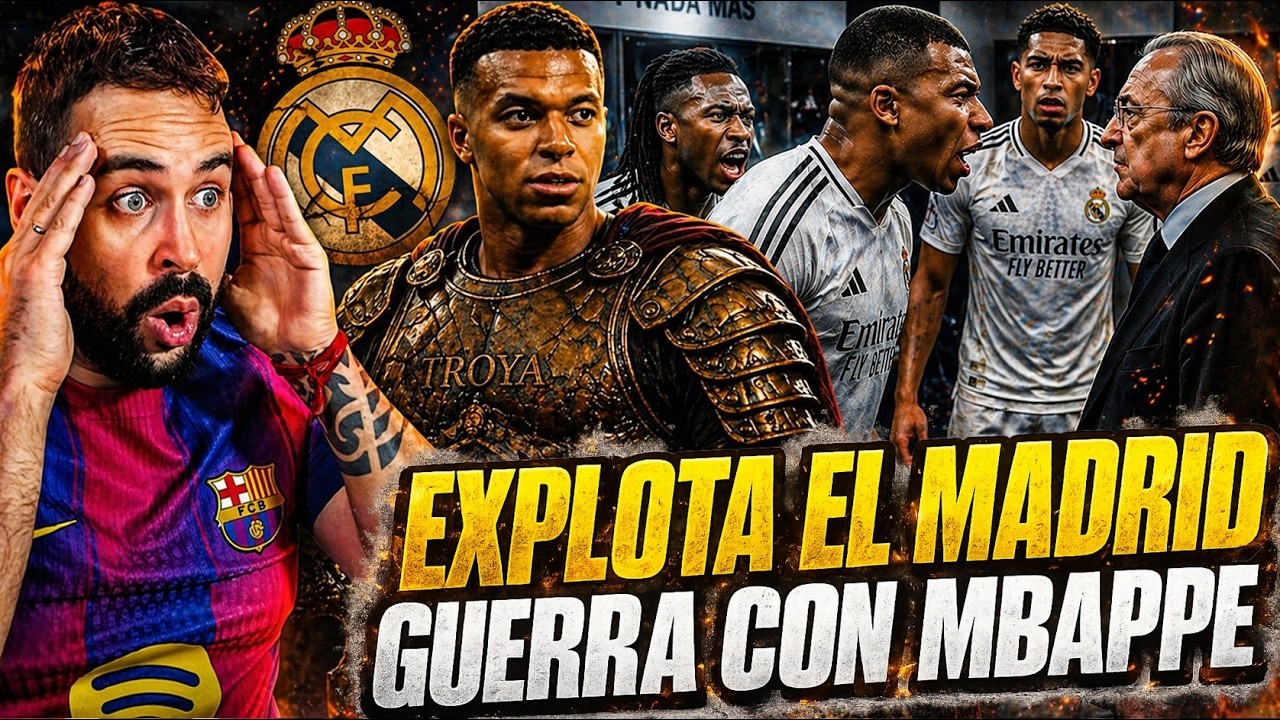 🔥¡EXPLOTA el REAL MADRID! GUERRA con MBAPPÉ  ¡El CLUB HARTO de ÉL y ÉL del MADRID!