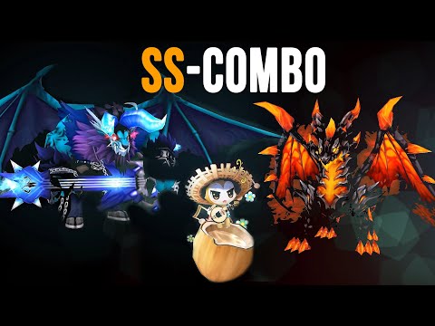 Gemini, Taor, Lagmaron, Zaiross and Vanessa in Summoners War RTA