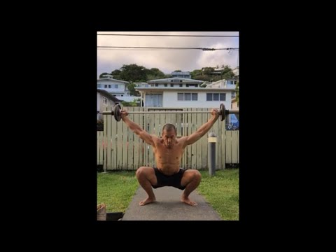 Day 52 Home Workout in Hawaii-Barbell Prehab 🏋️‍♀️- July 1, 2020 6:10 pm