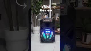 Download lagu Mini Review Speaker Portable Advance K1201 Bluetooth 12 Inch mp3