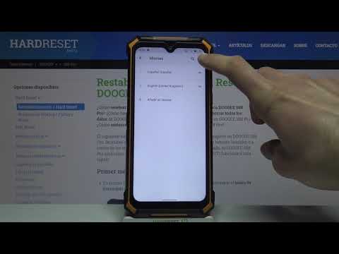 Cómo cambiar el idioma a español en DOOGEE S88 Pro - configurar el idioma